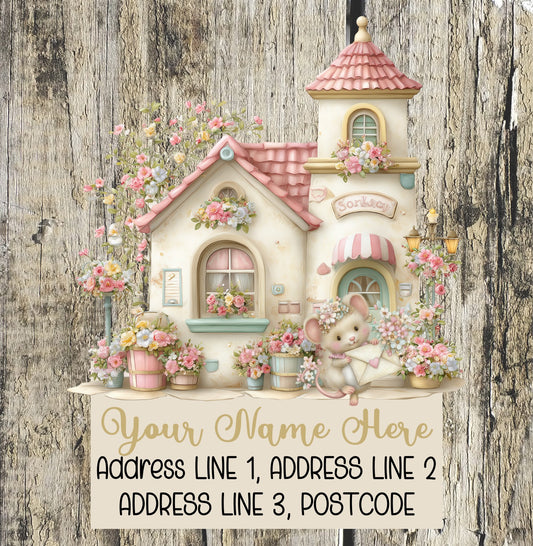 Spring Bunny Mail Address Labels