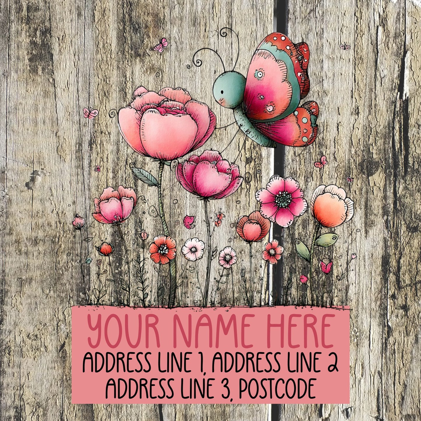 Butterfly Address Labels
