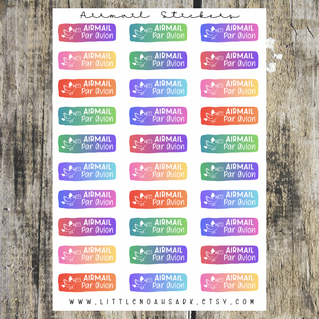 Airmail Stickers