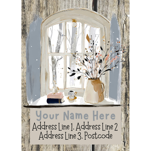 Winter Scene Address Labels