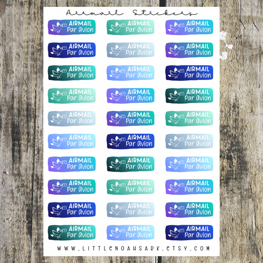 Airmail Stickers