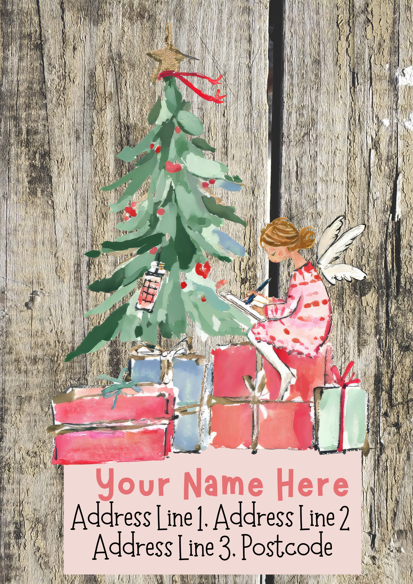 Winter Scene Christmas Address Labels