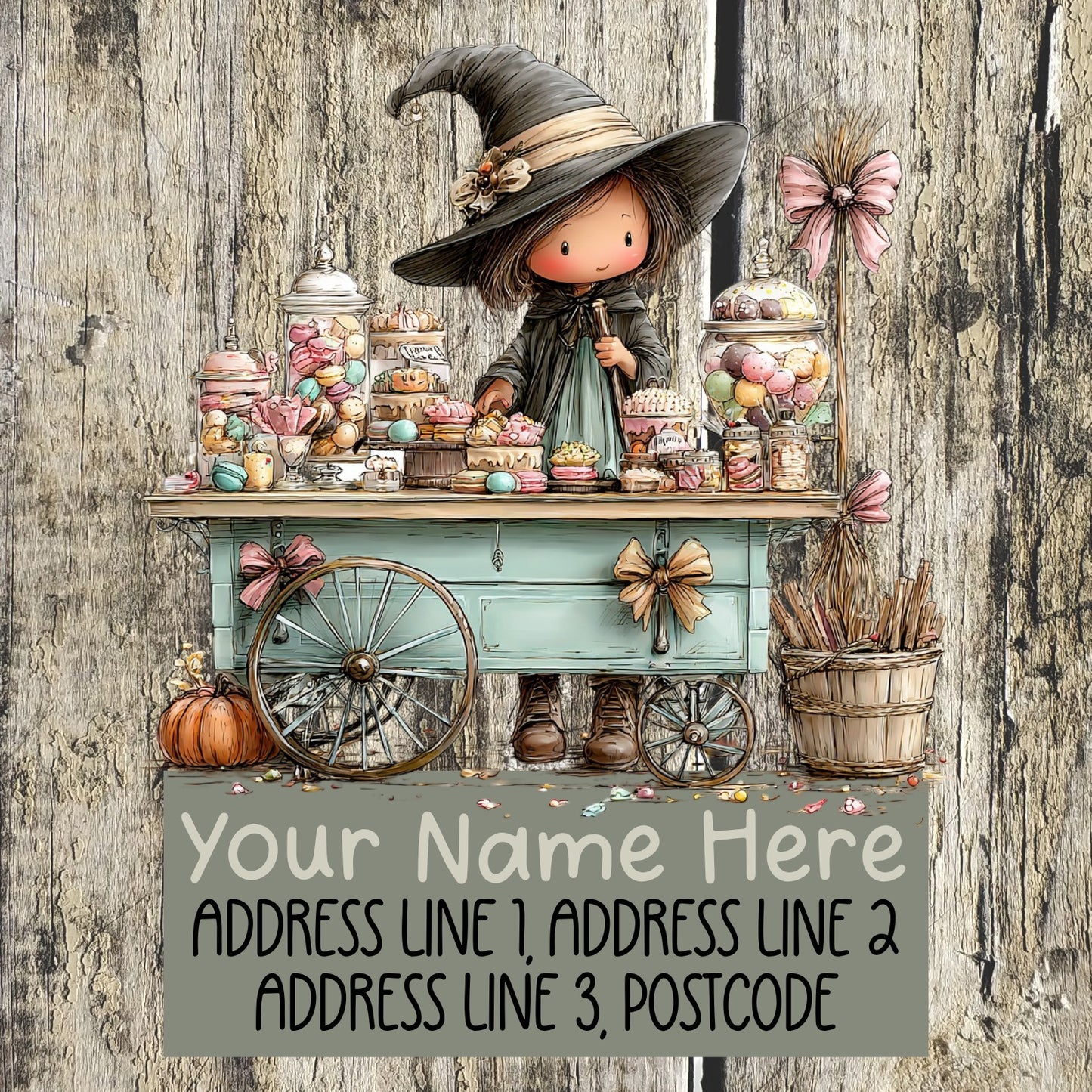 Pastel Witchy Address Labels