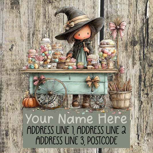 Pastel Witchy Address Labels