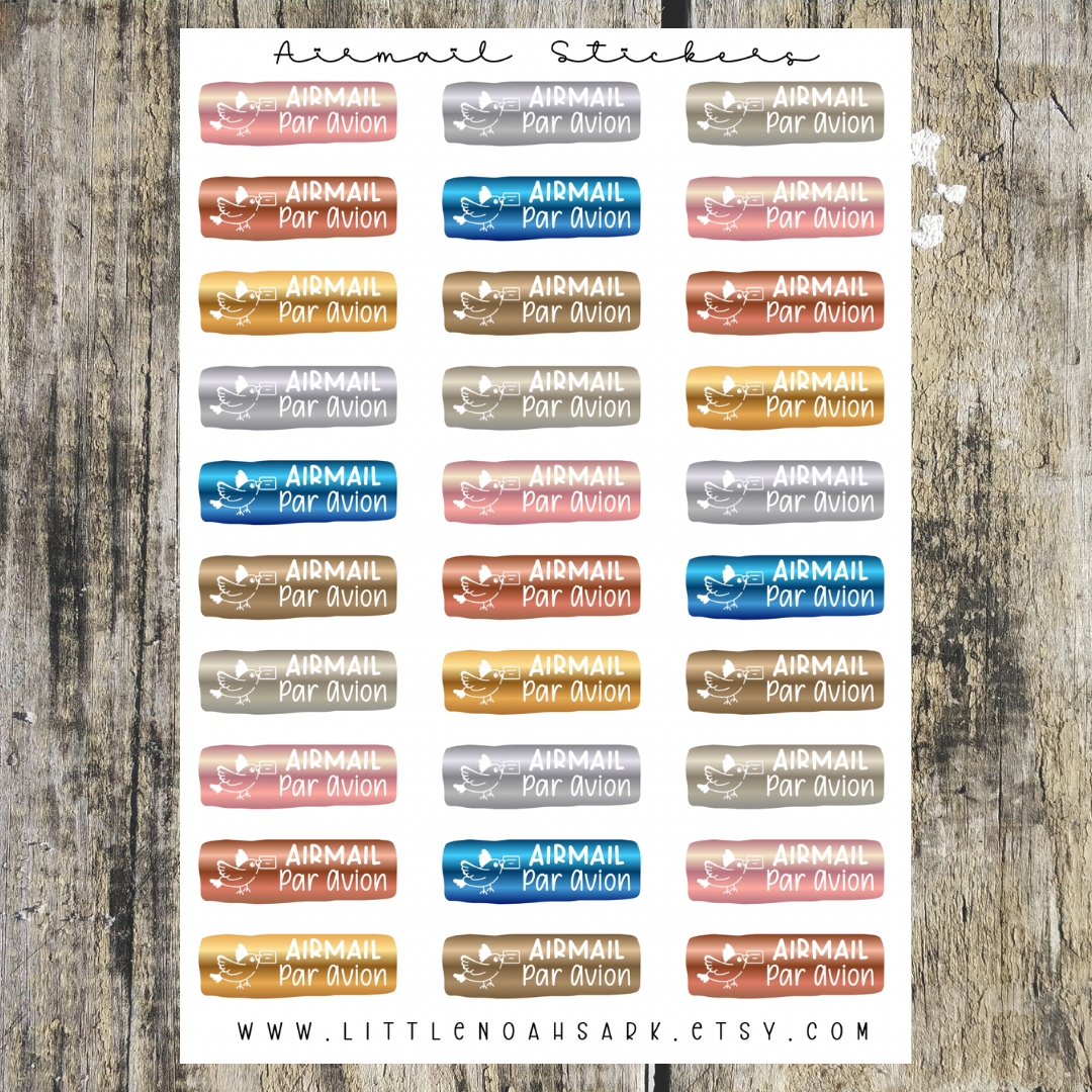 Airmail Stickers