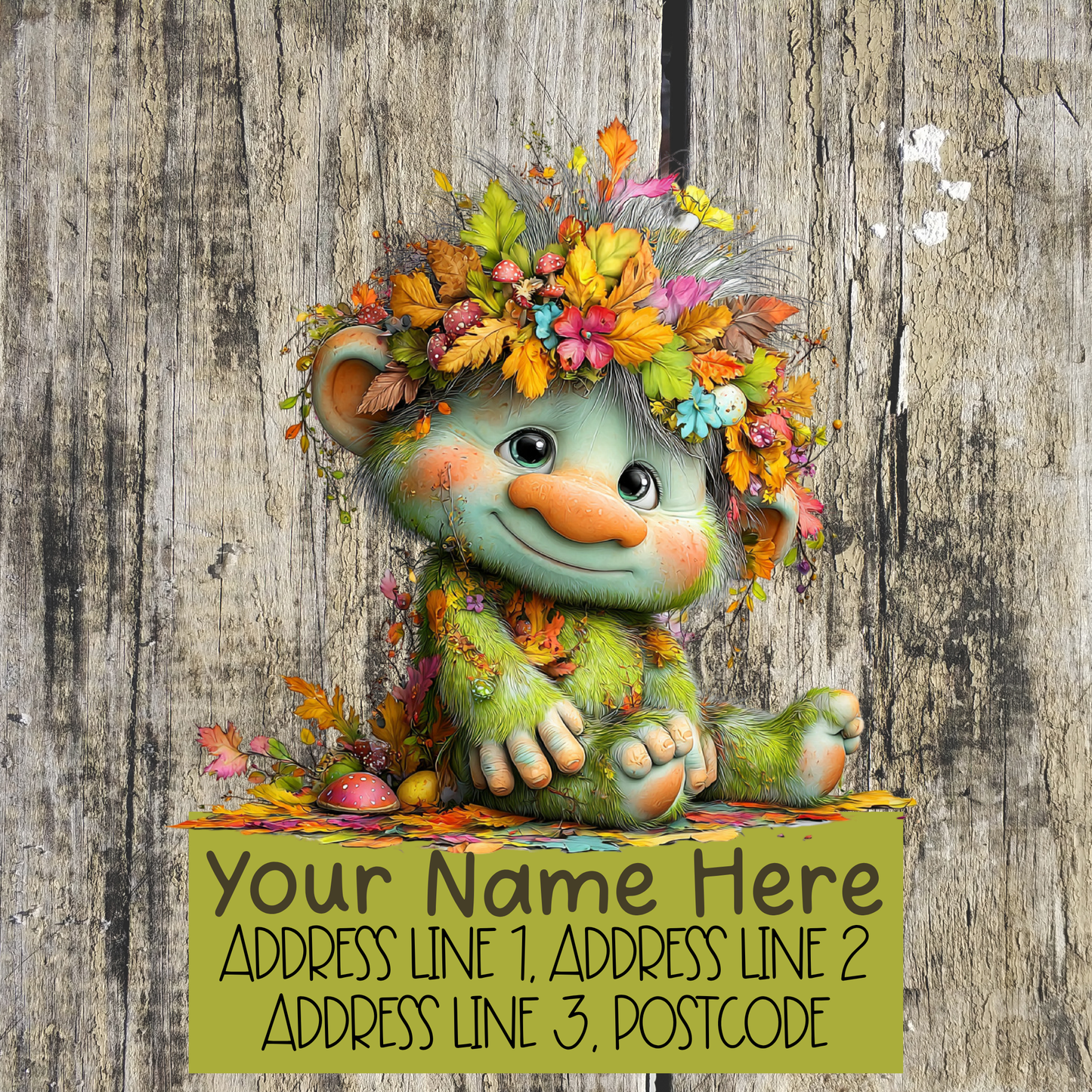 Whimsical Autumn Address Labels