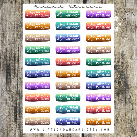 Airmail Stickers