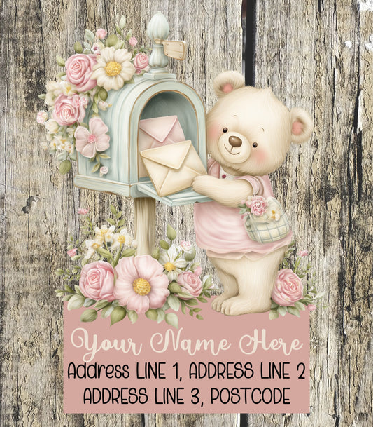Spring Bunny Mail Address Labels
