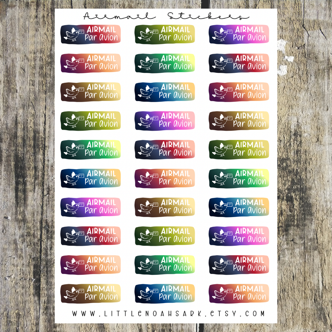 Airmail Stickers