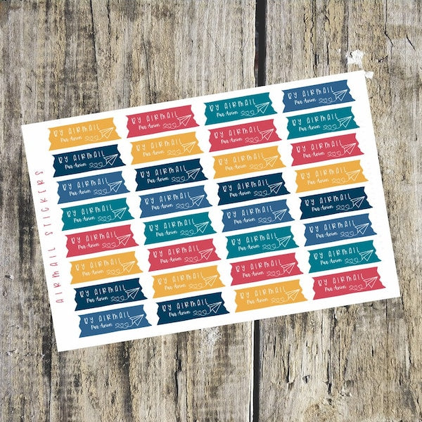 Airmail Stickers