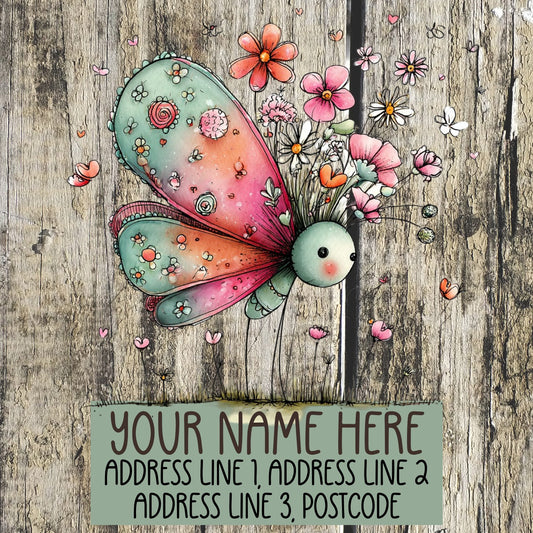Butterfly Address Labels