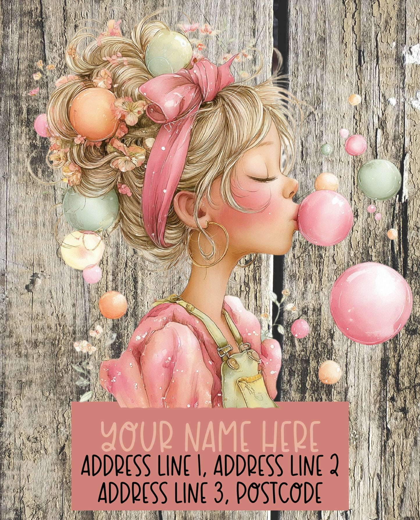 Kawaii Summer Fruit Address Labels