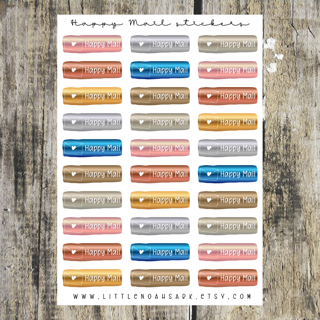 Happy Mail Stickers