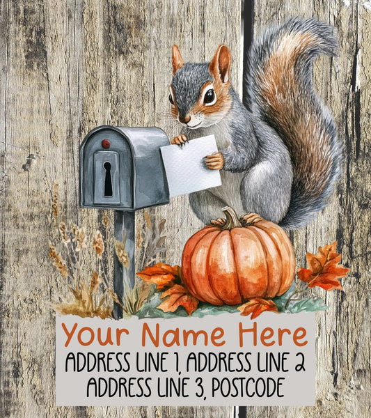 Squirrel Mail Address Labels