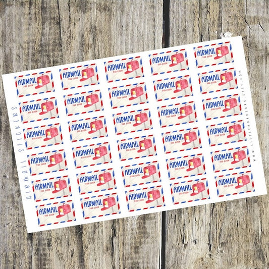 Airmail Stickers