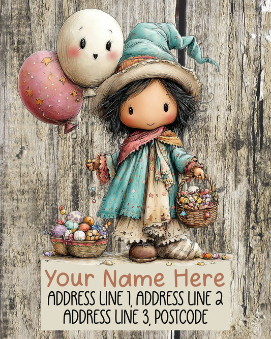 Pastel Witchy Address Labels