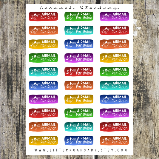 Airmail Stickers