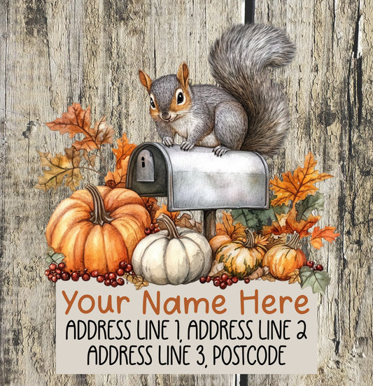 Squirrel Mail Address Labels