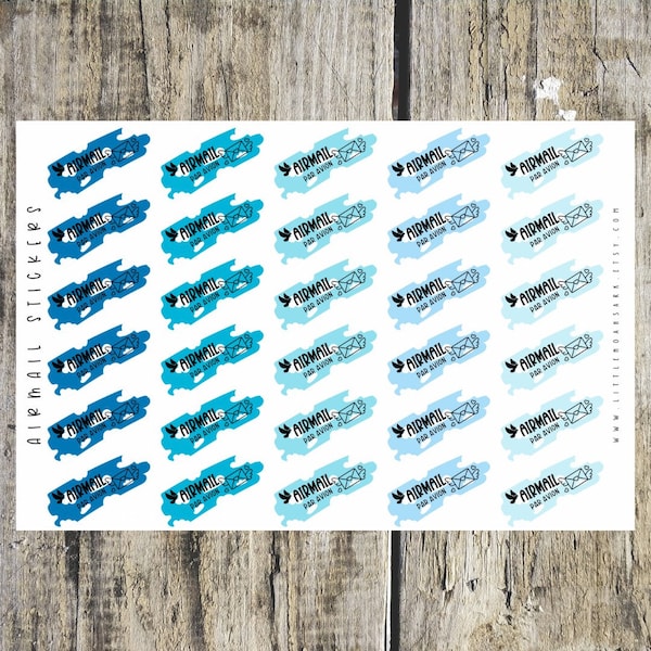 Airmail Stickers