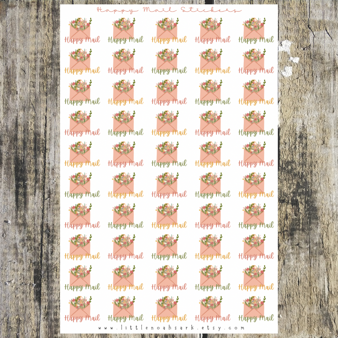 Mini Happy Mail Stickers