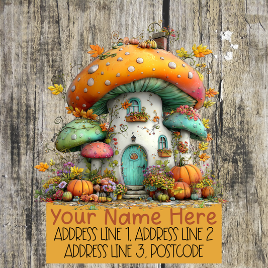 Whimsical Autumn Address Labels