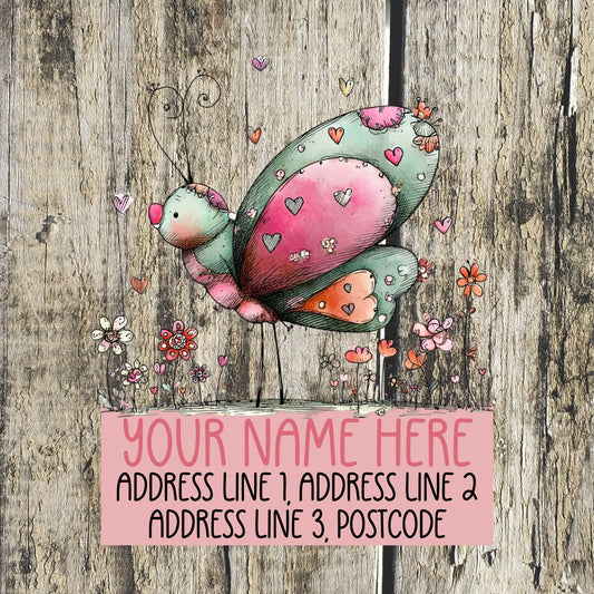 Butterfly Address Labels