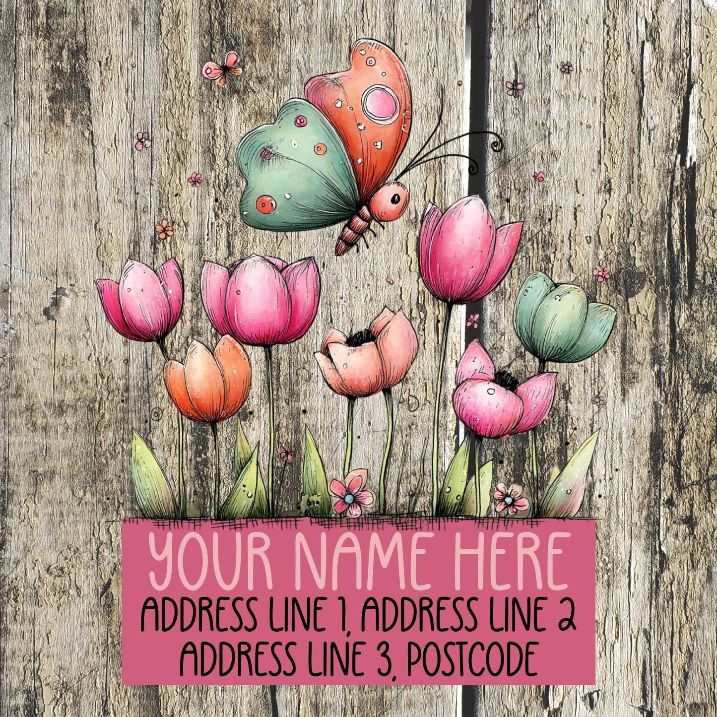 Butterfly Address Labels