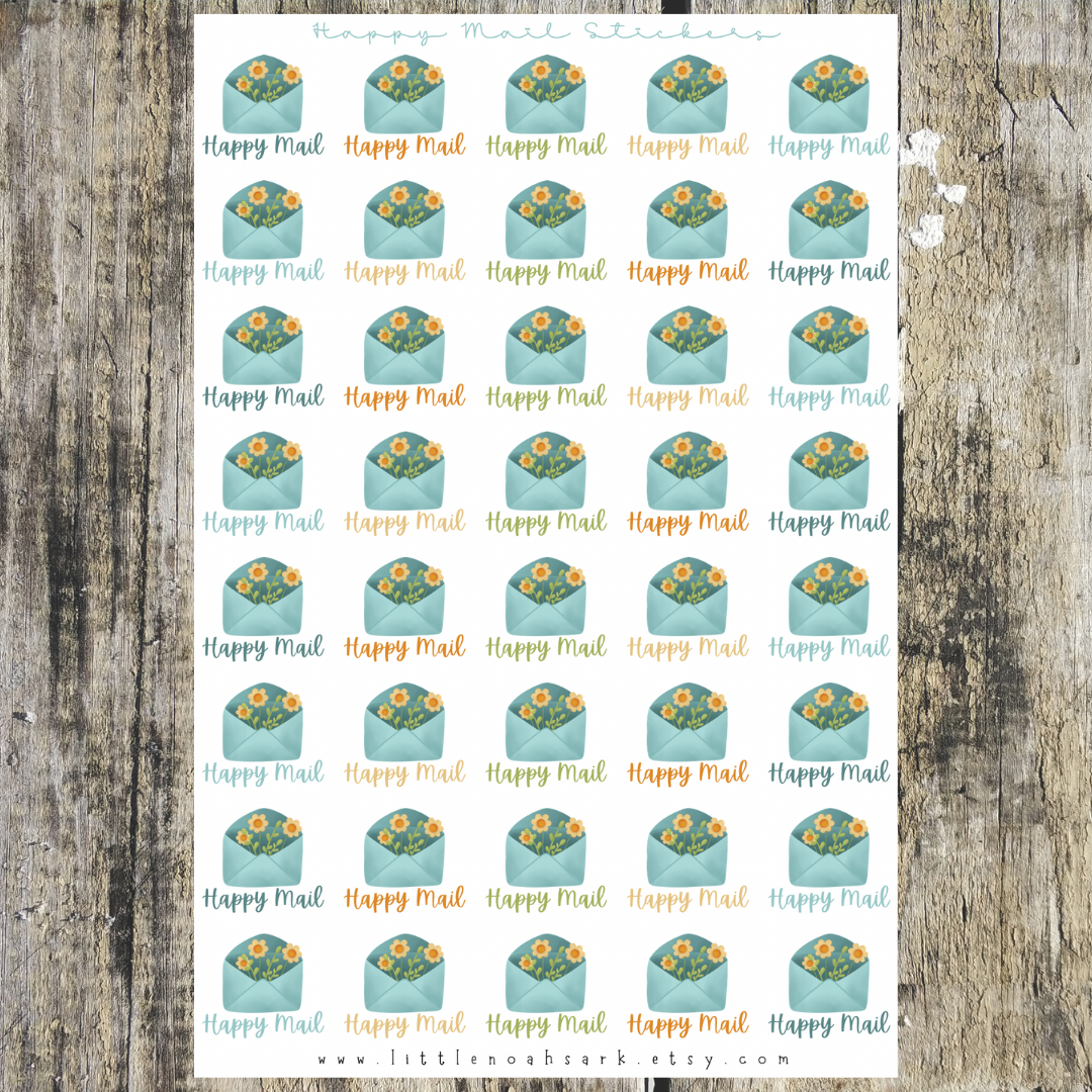 Mini Happy Mail Stickers