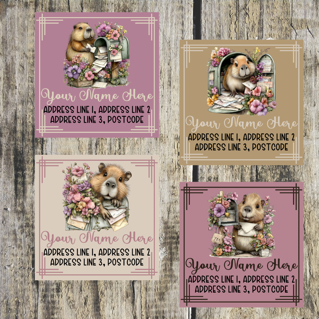 Capybara Mail Address Labels