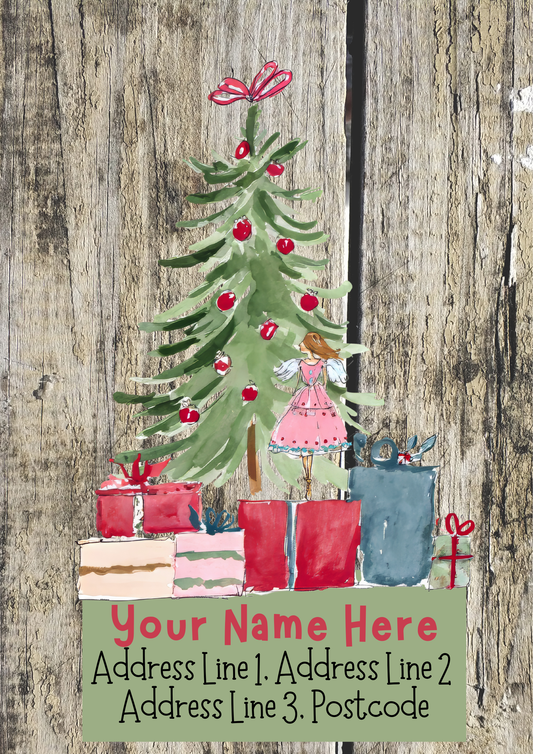 Winter Scene Christmas Address Labels