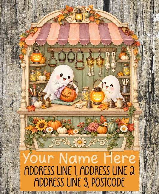 Ghost Market Address Labels