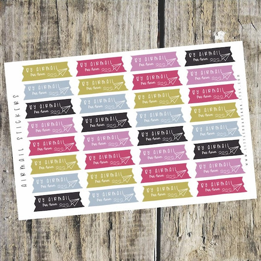 Airmail Stickers