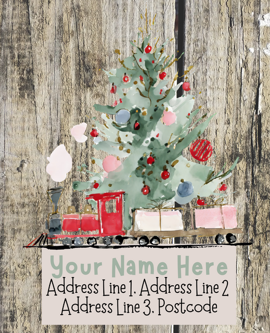 Winter Scene Christmas Address Labels