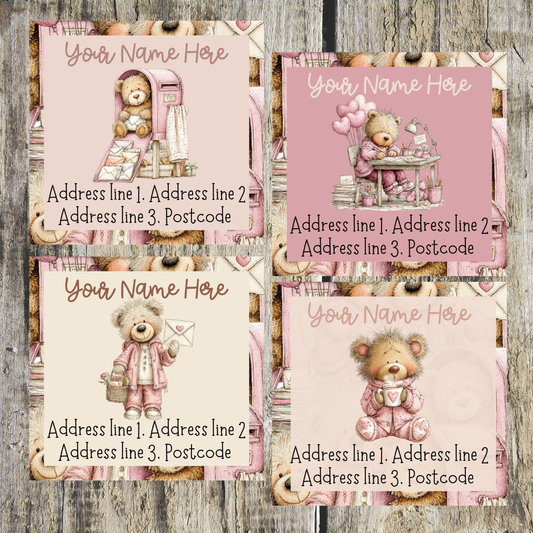 Bear Mail Address Labels