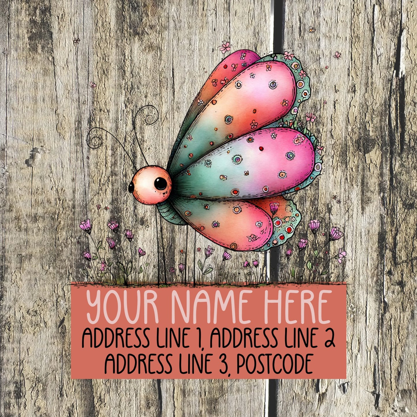 Butterfly Address Labels