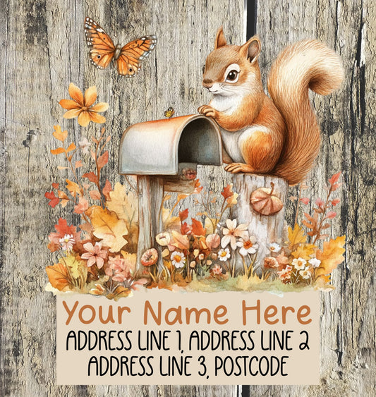 Squirrel Mail Address Labels
