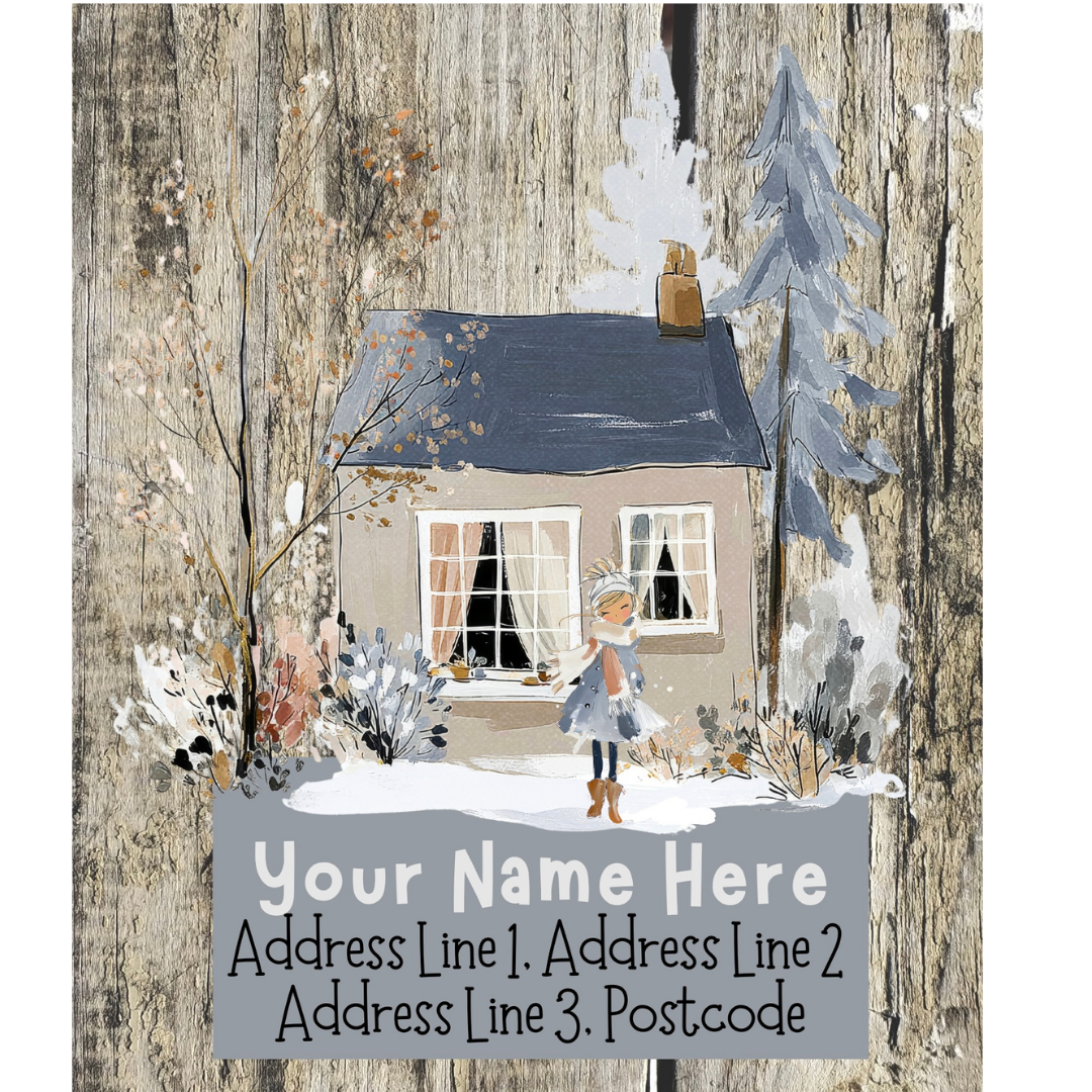 Winter Scene Address Labels