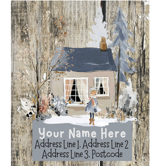 Winter Scene Address Labels