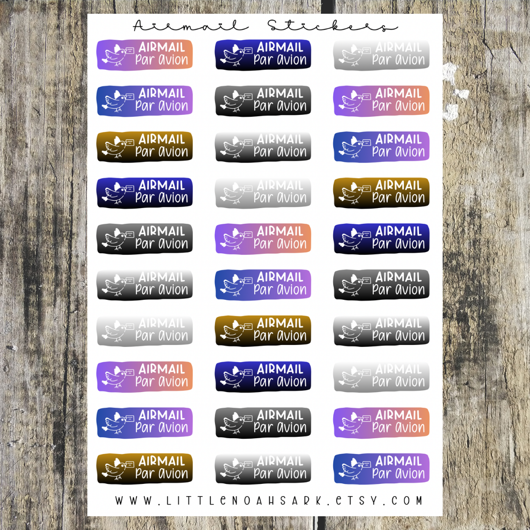 Airmail Stickers