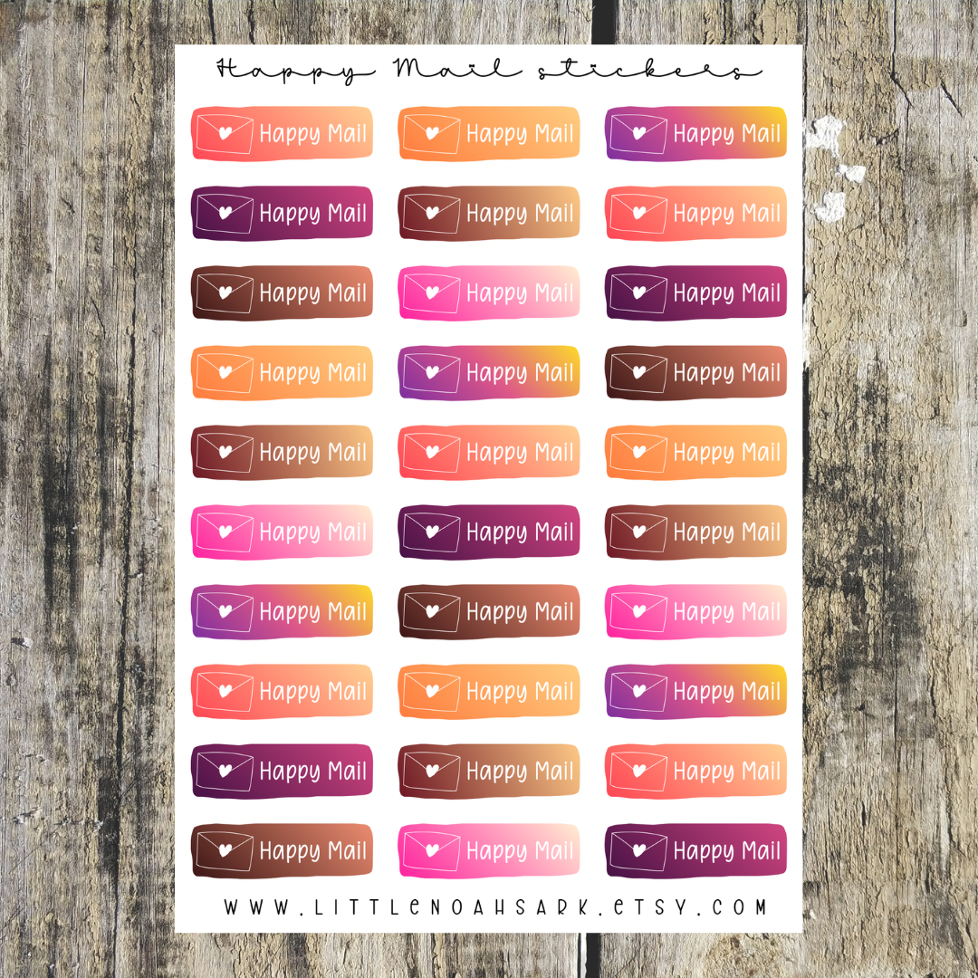 Happy Mail Stickers
