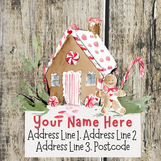 Winter Scene Christmas Address Labels