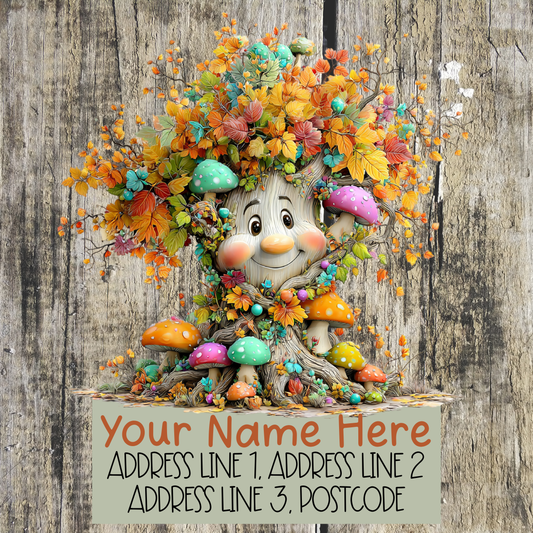 Whimsical Autumn Address Labels