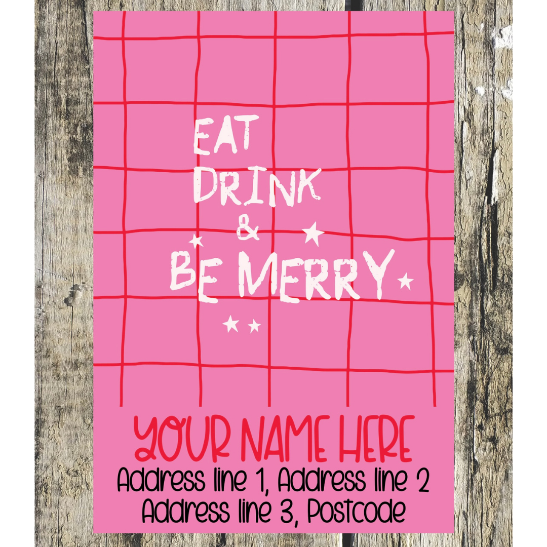 Christmas Quote Address Labels