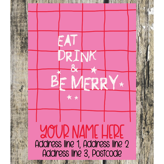 Christmas Quote Address Labels