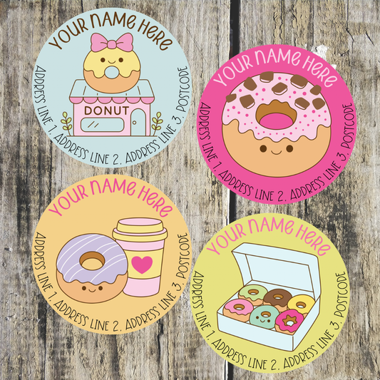 Donut Address Labels