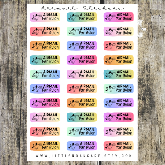 Airmail Stickers