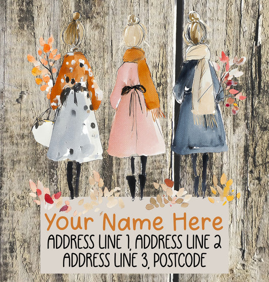 Autumn Scenic Address Labels