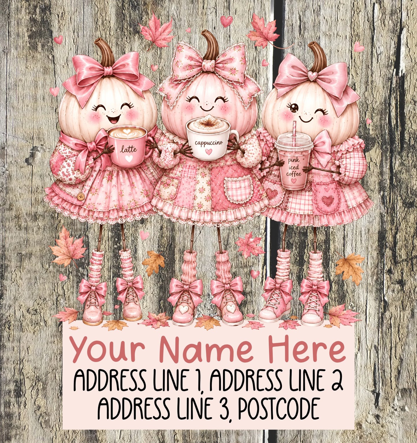 Autumn Pumpkin Scarecrow Address Labels